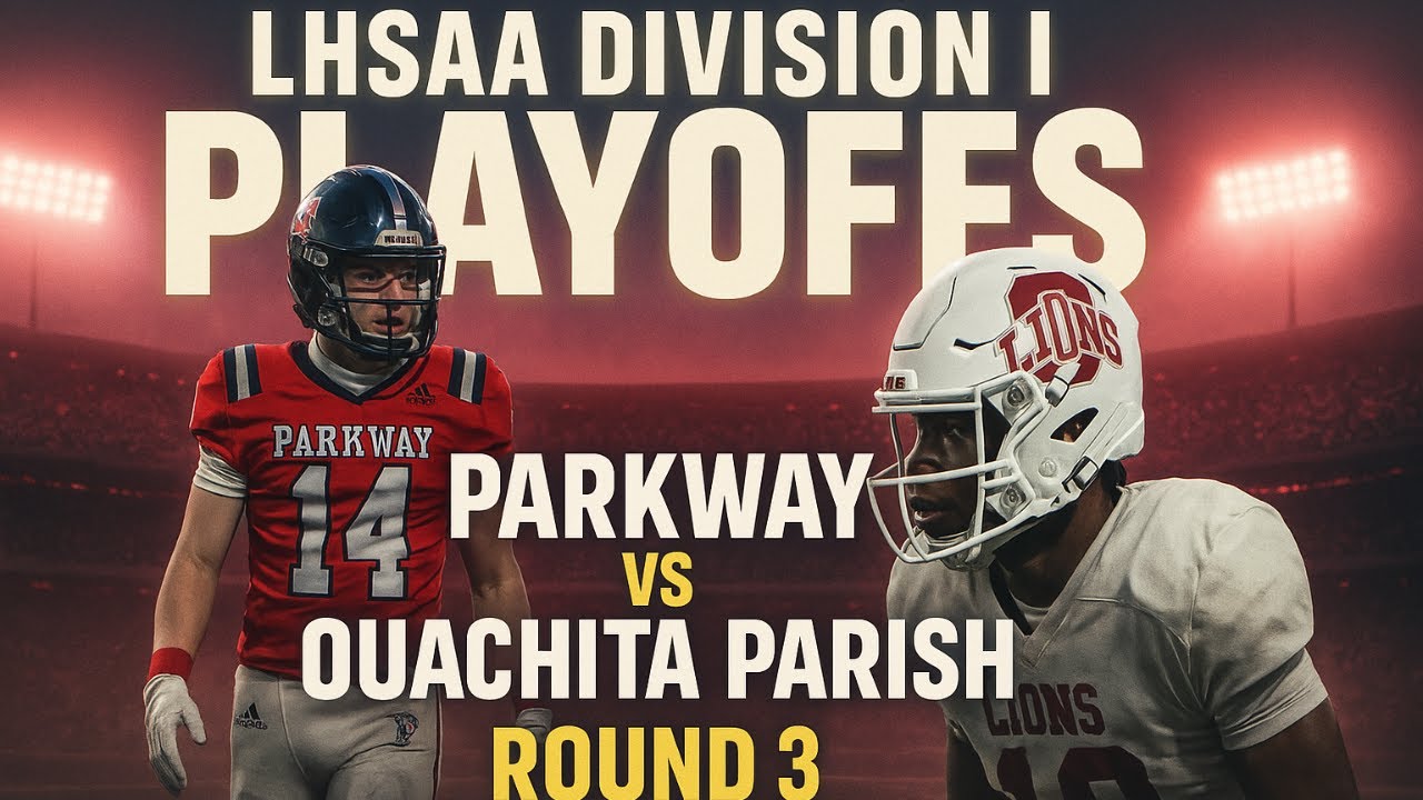 LHSAA Div. I Football (NS) Playoffs: #6 Parkway vs. #14 Ouachita Parish | Shane & Keith Live!