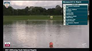 2021 US Rowing National WU17 2 Final