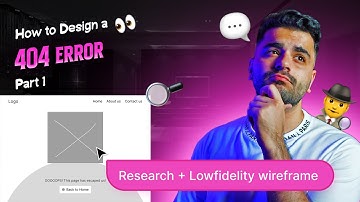 How to Design a 404 Error page | Part 1