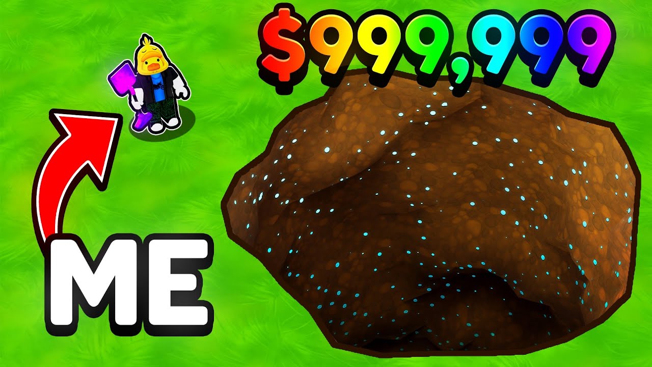 I Dug 1 Million Blocks with OP Shovel in Roblox!