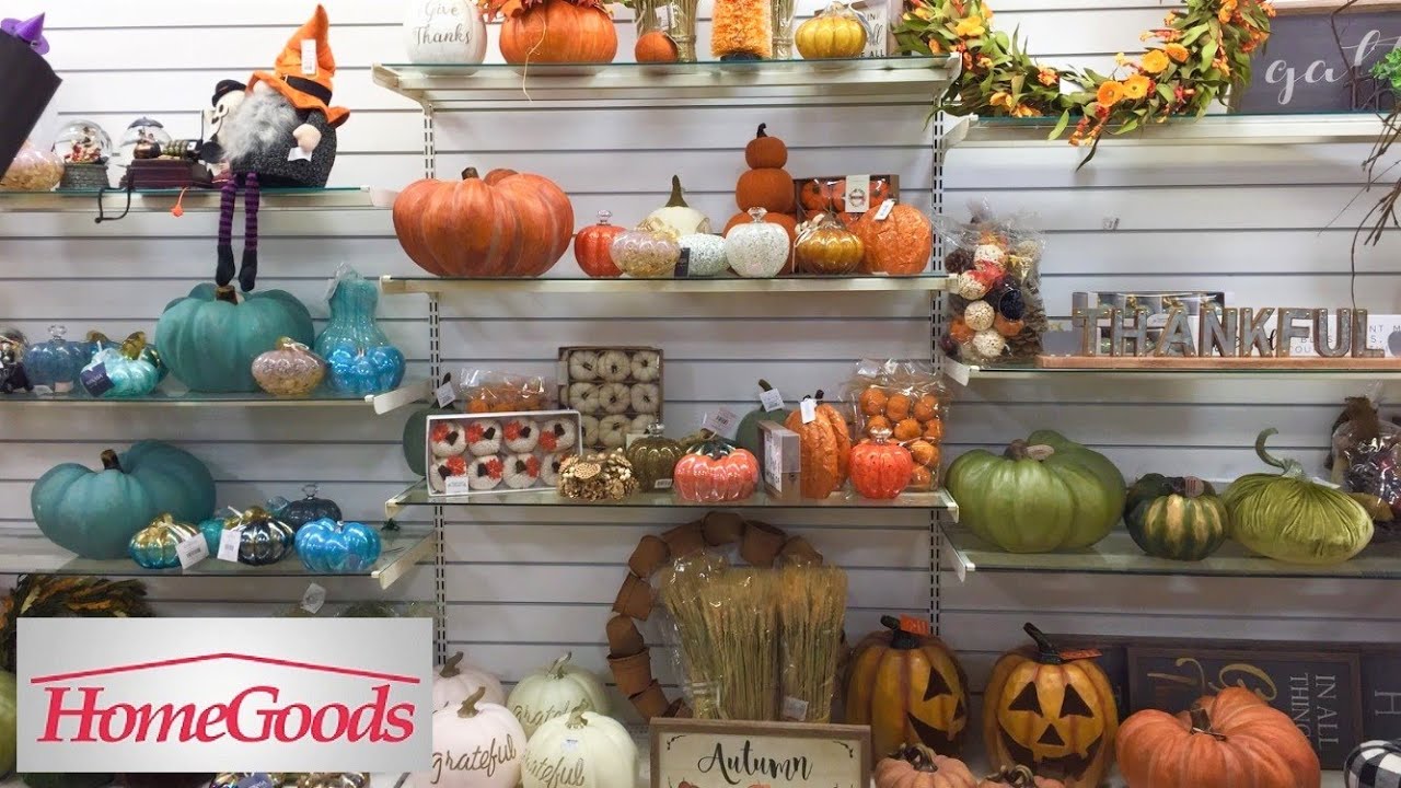 HOMEGOODS FALL HARVEST HOME DECOR HALLOWEEN DECORATIONS SHOP WITH ME