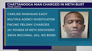 Bristol, Virginia Police seize 22lb of meth; Chattanooga man faces federal charges