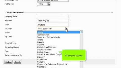 How to edit your account details in WebsitePanel