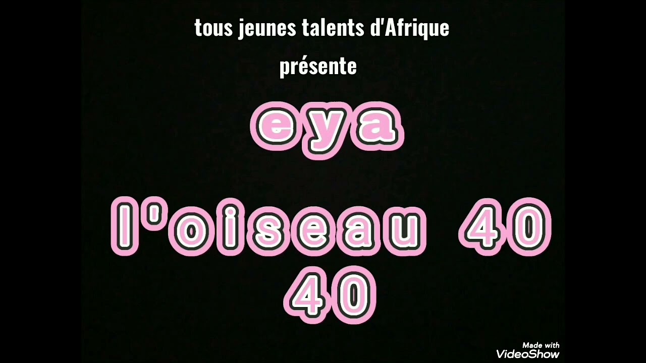 Tous jeunes talents d'Afrique eya