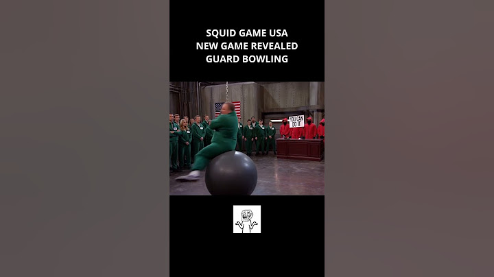 SQUID GAME USA NEW GAME REVEALED GUARD BOWLING
