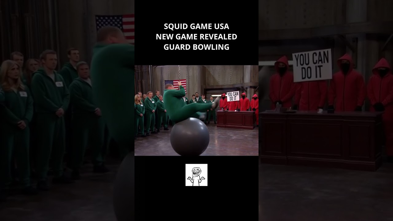 SQUID GAME USA NEW GAME REVEALED GUARD BOWLING