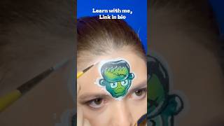 Frankenstein face paint tutorial