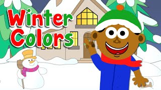 The Colors Of Winter | Christmas Songs for Kids | Colors Song