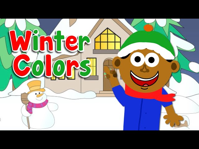 The Colors Of Winter | Christmas Songs for Kids | Colors Song