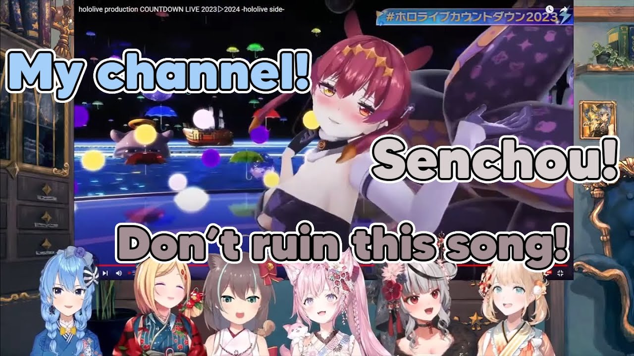 Everyone starts panicking after Marine suddenly appear with Ina's costume (and her tentacle)