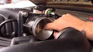 Bad IAC idle air control valve hard start high idle vacuum leak