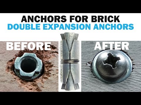 Anchors For Brick - Double Expansion Anchors | Fasteners 101