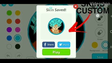 AGARIO CUSTOMS SKINS TUTORIAL (ROOT) GOKU ULTRA INSTINCT!! Skyz Agar Vmos app