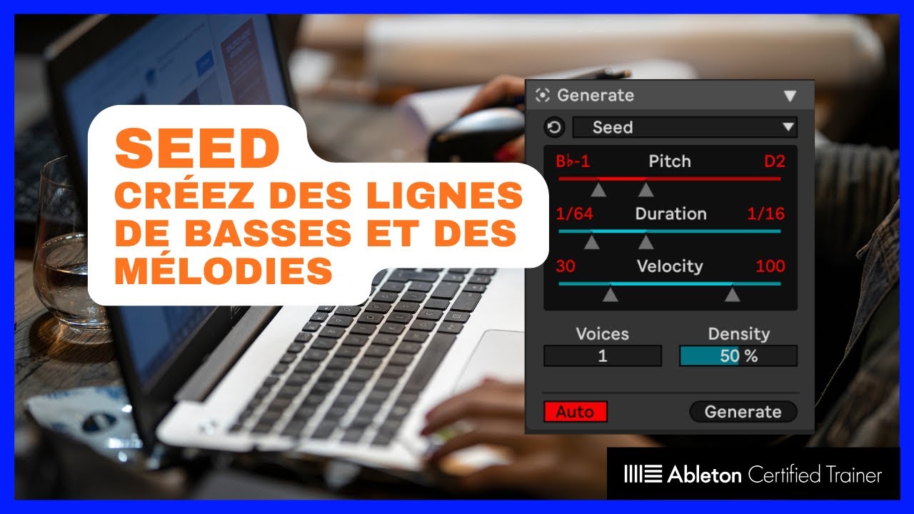 Composer avec Seed de l'onglet Generate des Clips MIDI