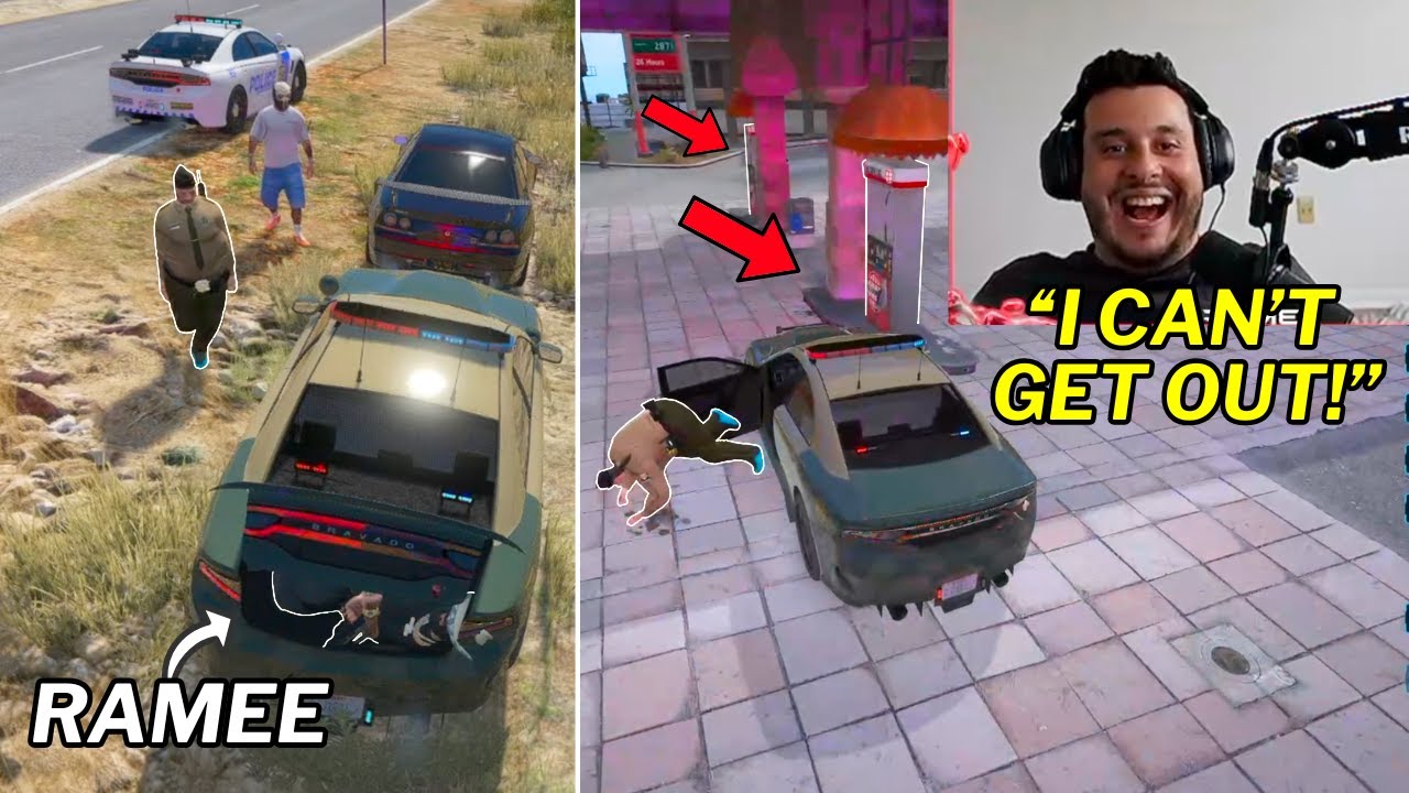 Ramee sneaks into Bustin's Trunk and All HELL Breaks Loose...  | Prodigy 2.6 | GTA | CG