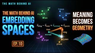 Why Does "King − Man + Woman = Queen" Actually Work? (The Math Behind AI Ep10)