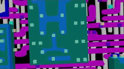 Texplained - GDSII of a digital core generated by ChipJuice