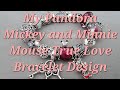 My Pandora Mickey and Minnie Mouse True Love Bracelet design