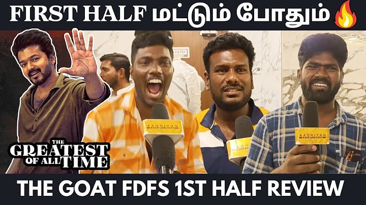 The Goat FDFS Review | The Goat 1st Half Review | The Goat Public Review