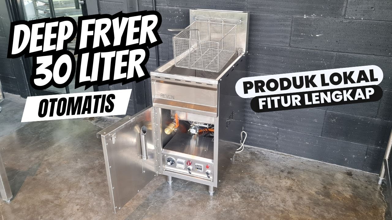 Review Deep Fryer 30 Liter Full Set Merk Revon Untuk Dapur Fried Chicken #friedchicken #deepfryer