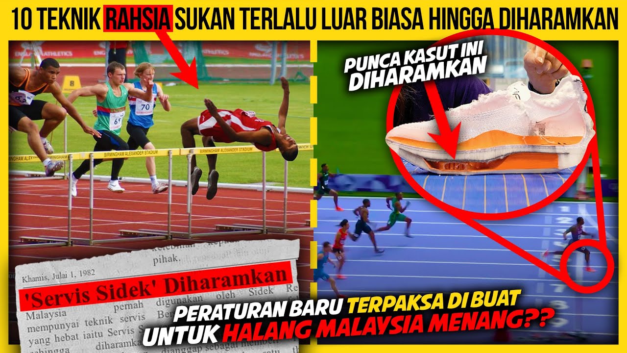 10 TEKNIK RAHSIA SUKAN TERLALU LUAR BIASA SEHINGGA DIHARAMKAN