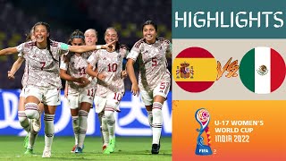Spain vs Mexico  Women's World Cup U17 Championship Highlights | Group C