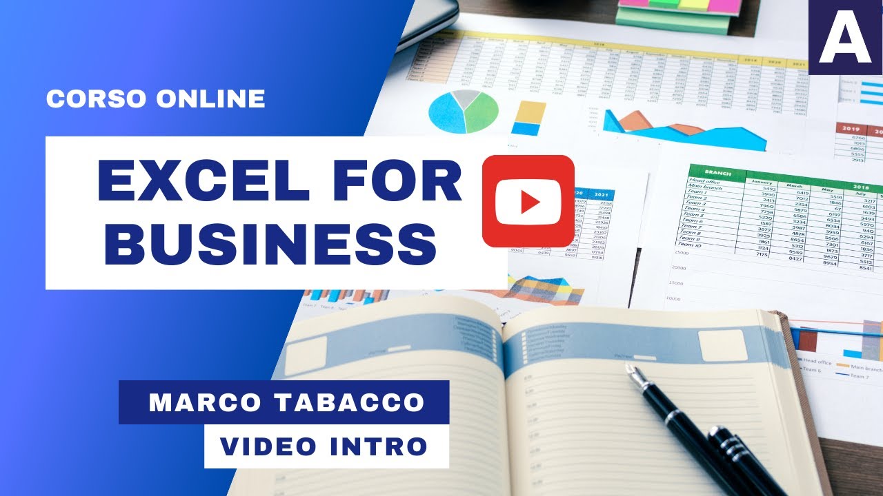 Corso online EXCEL FOR BUSINESS - Video Intro