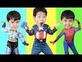 슈퍼히어로 스파이더맨 베트맨 얼굴 그림찾기!!wrong superheroes puzzle like BoramTube!- 마슈토이 Mashu ToysReview