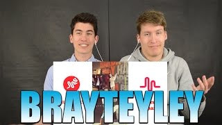 Reacting to New Annie LeBlanc Bratayley Musical.ly