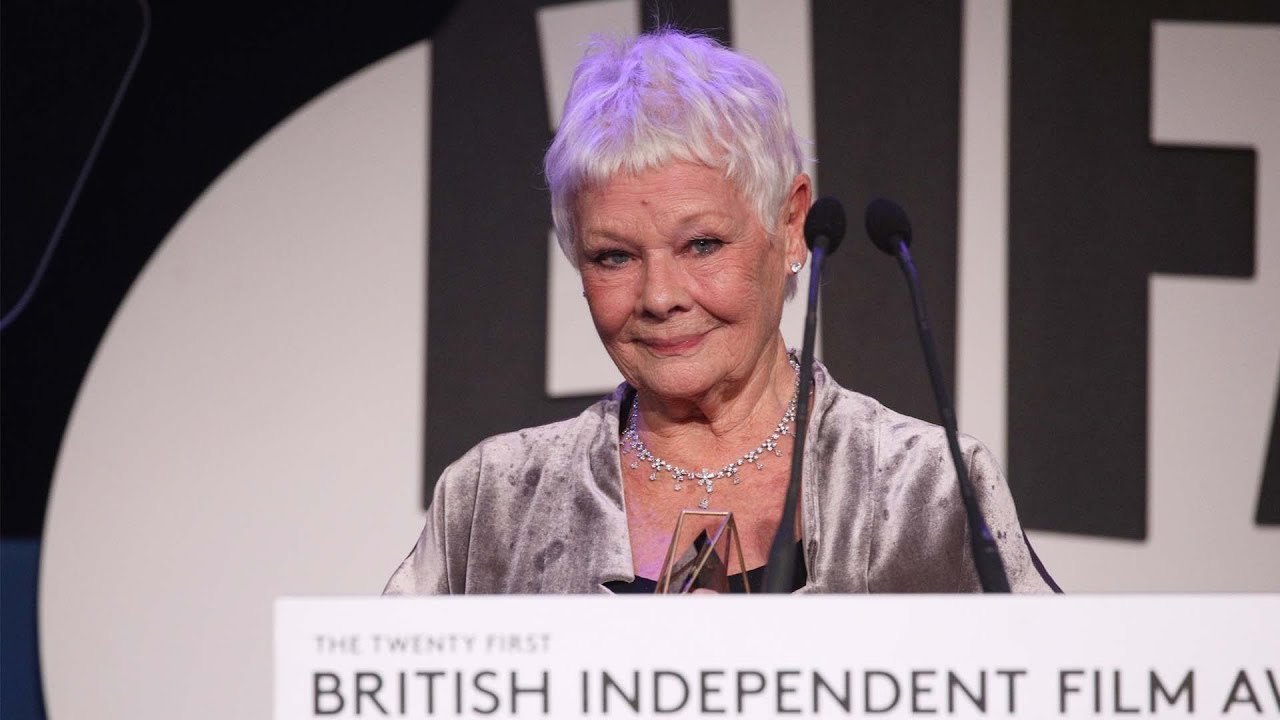 Dame Judi Dench receives the Richard Harris Award at 