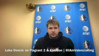 Famous Luka Doncic: on Flagrant 2 Foul & Ejection from Cavs Game | Full Post Game Interview Profile