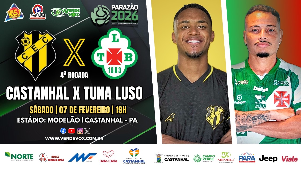 #comimagens CASTANHAL 0 X 1 TUNA LUSO | 4ª RODADA || PARAZÃO - 2026 ...