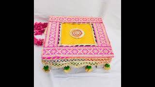 Puja Chowki Cover चक कवर Chourang Pat Design At Home