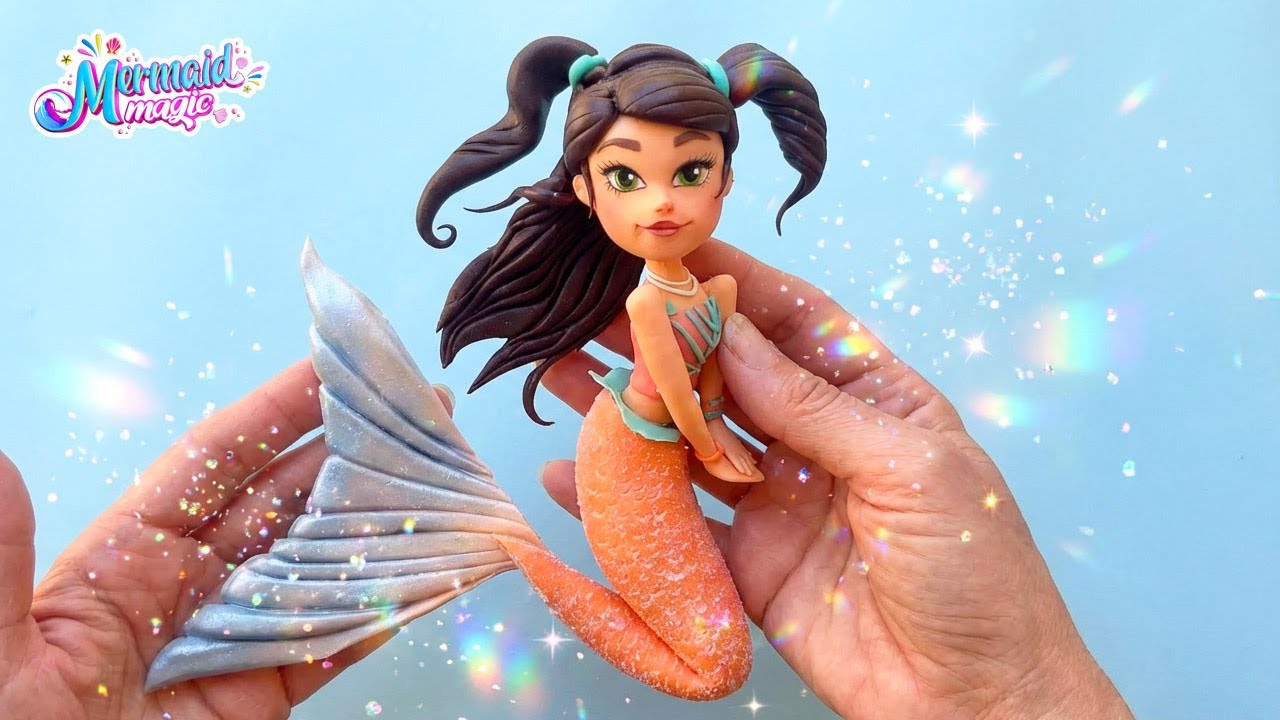 Let's Make Sugar Paste Mermaids! 🧜‍♀️💖 | Mermaid Magic DIY