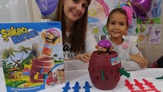 Şakacı Korsan oyuncak kutusu açtık , eğlenceli çocuk videosu, toys unboxing
