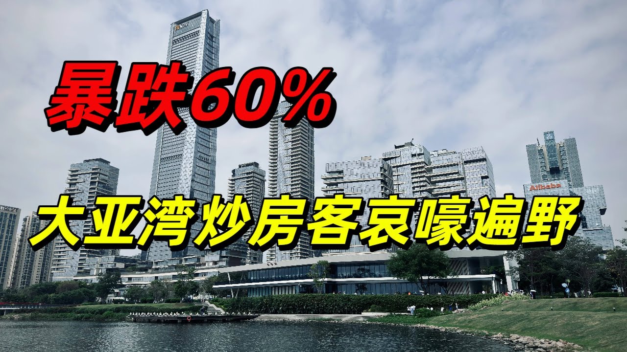深圳楼市“冰冻”，二手房暴跌60%！大亚湾炒房客哀嚎遍野，资金链断裂，亏本甩卖也没人接盘！宁要深圳一张床，不要大亚湾海景房，业主疯了！至暗时刻来了！