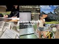 FINALS study vlog pt.1 ☕️📚| busy exam week prep, lots of cramming, food + study tips