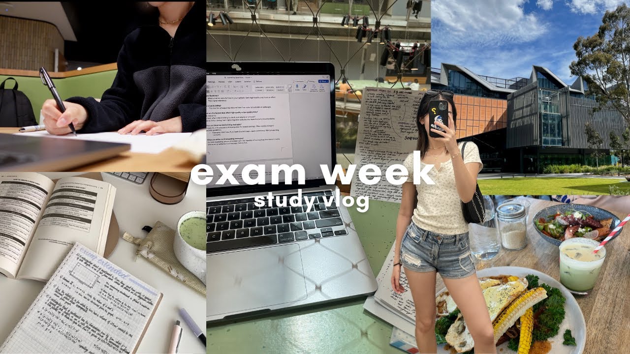 STUDY VLOG, midterm week pt. 1