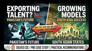 CSS | Pakistan Exporting Its Future? | Brain Drain Crisis | Causes, Impacts & Recommendations