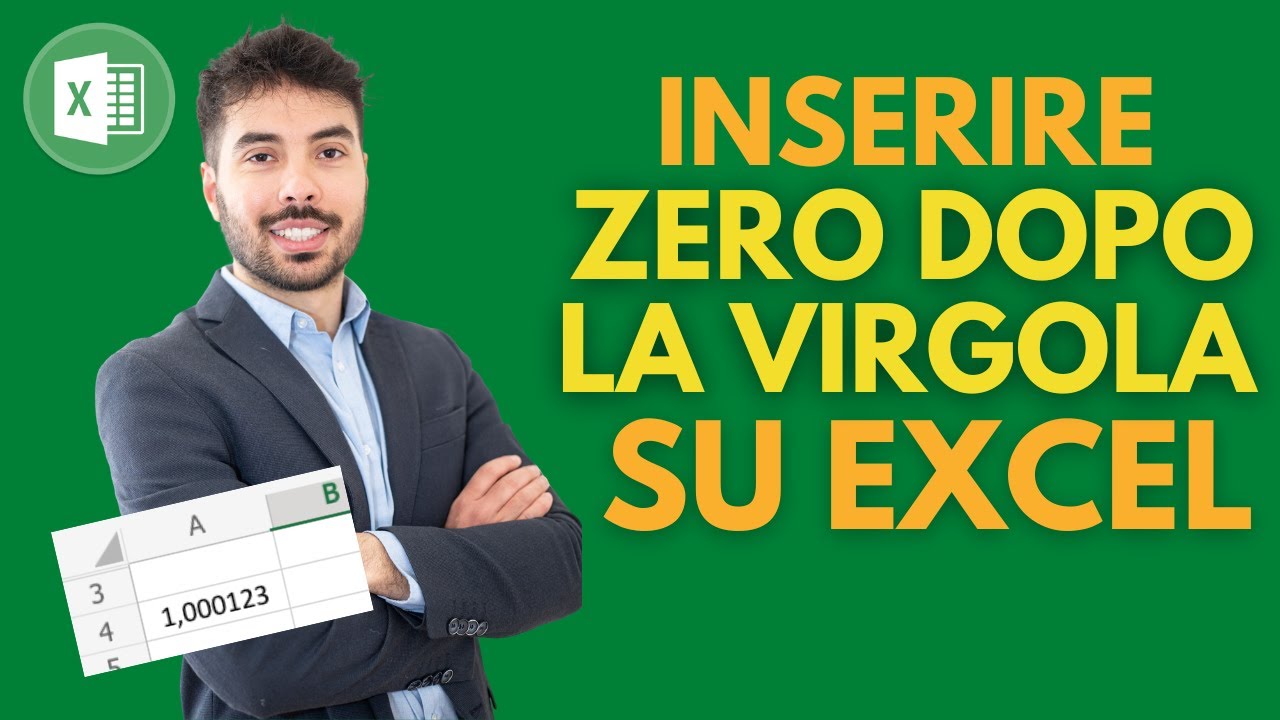Come AGGIUNGERE cifre decimali DOPO LA VIRGOLA su EXCEL YouTube