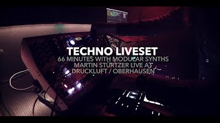 66 Min. Techno Liveset w. Eurorack / Modular synths