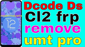 dcode ds cl2 frp remove umt pro