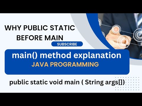 why public static void main used in java || java programming in telugu ||main() method explanation