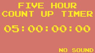Famous FIVE HOURS COUNT UP TIMER / NO SOUND / 5 HOURS Wealth