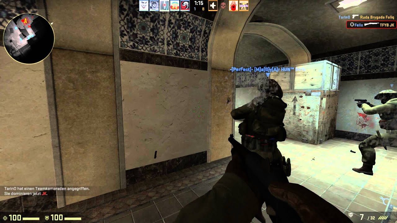 Counter Strike Global Offensive/First test round YouTube
