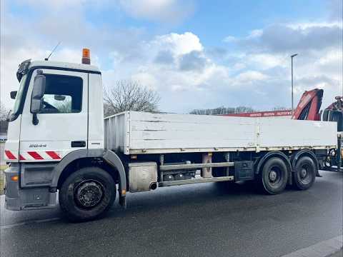 DAIMLER-BENZ Actros 2644 6x4, Retarder, 2x AHK, Heckkran Fassi F190A23, Funk