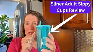 🧓💧 Sliner Adult Sippy Cups Review – Spill-Proof & Easy Grip for Seniors!