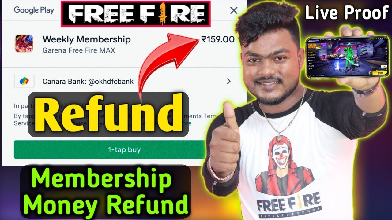 How To Refund Membership In Free Fire |  Free Fire Membership Amount Refund