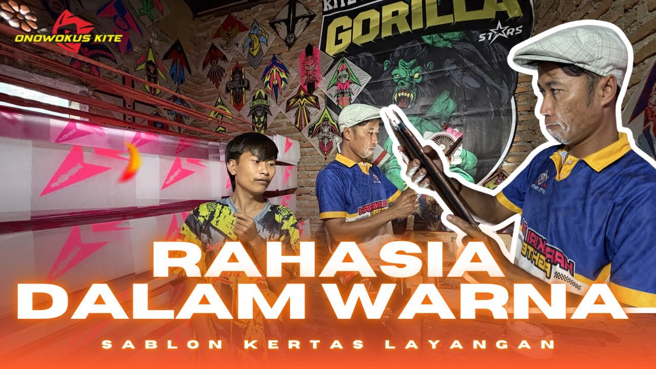 TREND 2026 WARNA STABILO JADI OBAT PEMIKAT DI KERTAS LAYANGAN SUKHOI II BELAJAR SABLON LAYANGAN❗️