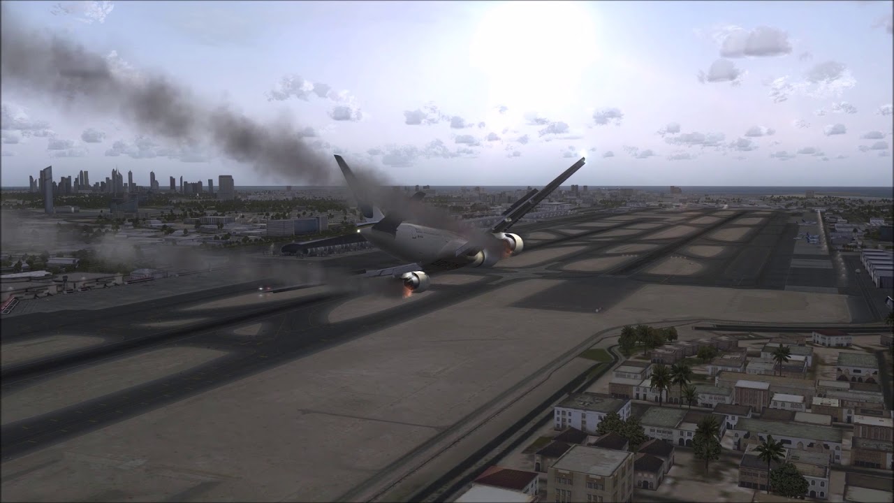 PIA Boeing 777-240ER Plane Crash in Dubai